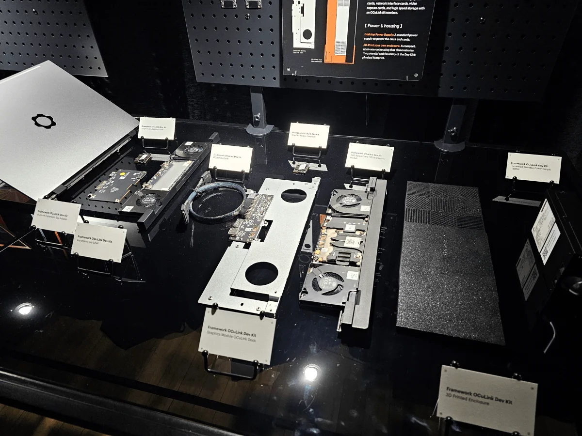 Framework Oculink external GPU dev kit